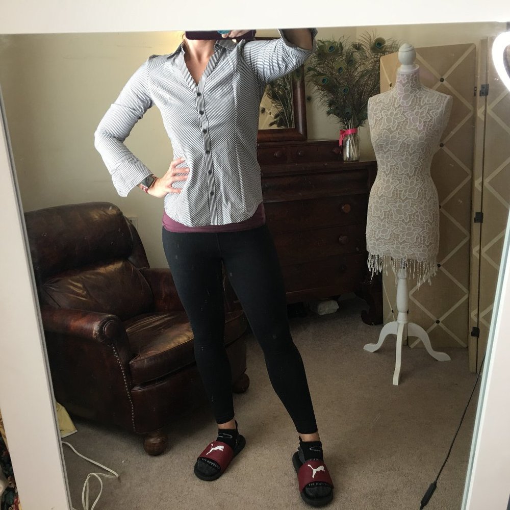 Express Button Down Blouse - image 7